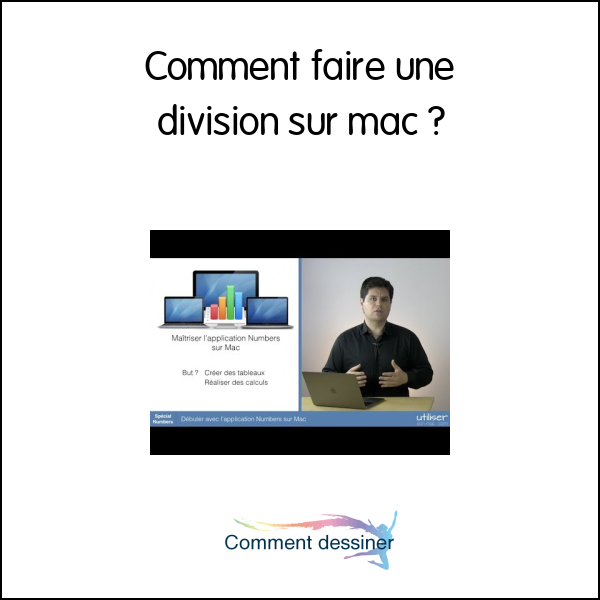 Comment faire une division sur mac